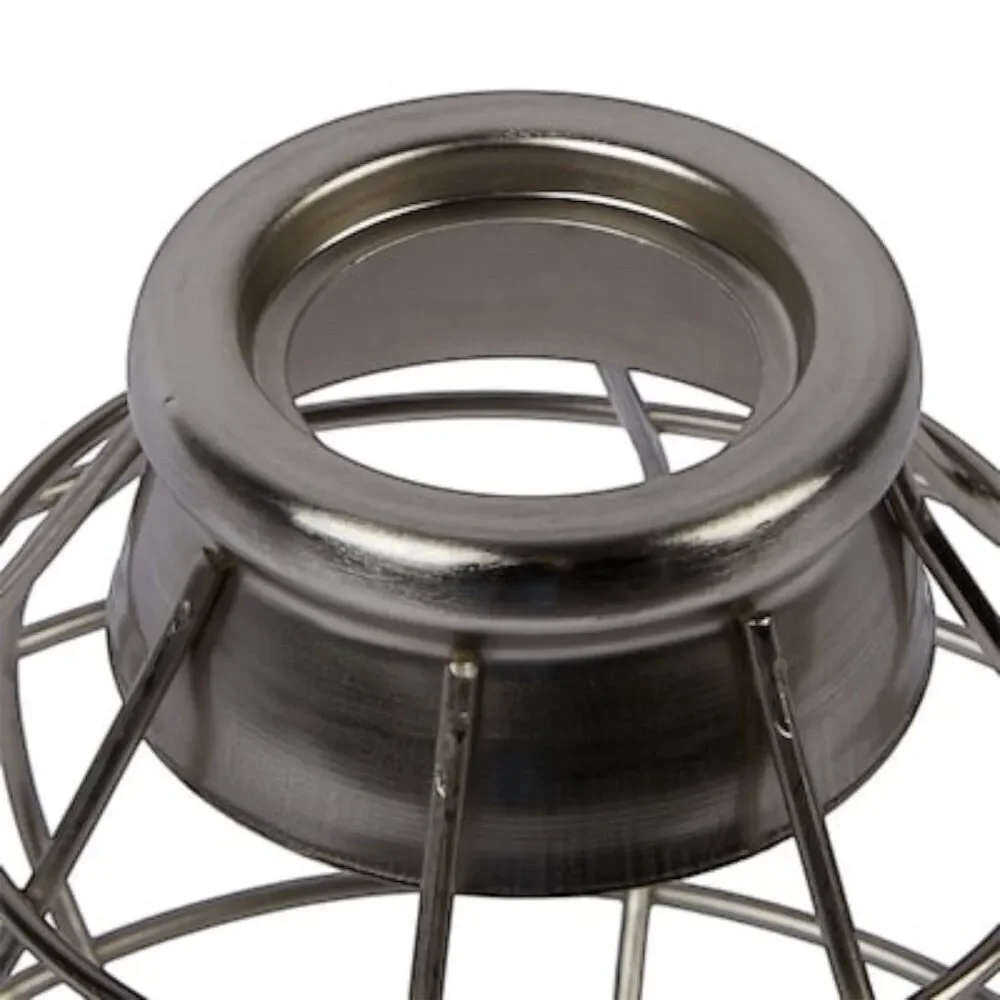 Style Selections Ravensport Silver Cage Pendant Light‎ Shade Industrial Set of 2